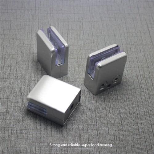 Glass Clamps Holder 8-10mm Stainless Steel 304 /201 Glass Clamps Clip Adjustable Glass Bracket for Staircase Handrail