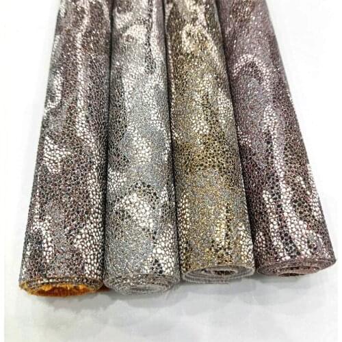 Pattern Printed Multicolored Textured PU Faux Leather Fabric Sheet for Making Shoe/Bag/Decoration/Hand Craft/DIY Accessories