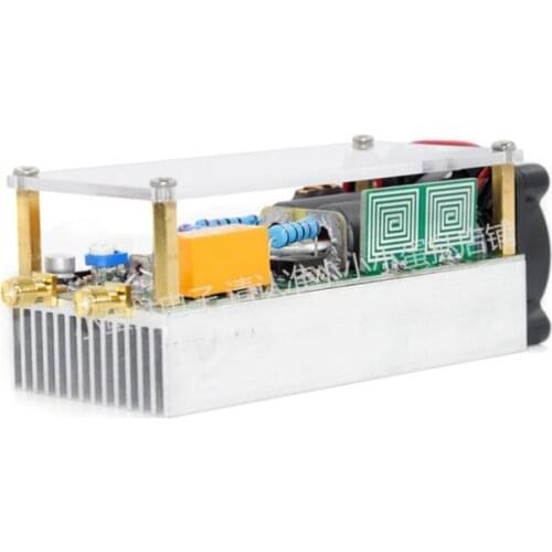 3~30Mhz 100w Shortwave power amplifier HF amplifier RF for QRP FT817 KX3 /Xiegu X5105 G90S G1M/KN-Q10+ Acrylic Case + Fan