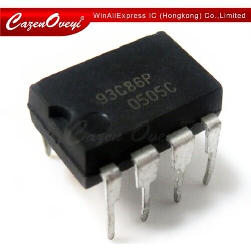 10pcs/lot M93C86-WBN6P IC EEPROM 16KBIT 2MHZ 8DIP M93C86-WBN 93C86 M93C86 93C86 M93C86 93C86 CSI93C86P In Stock