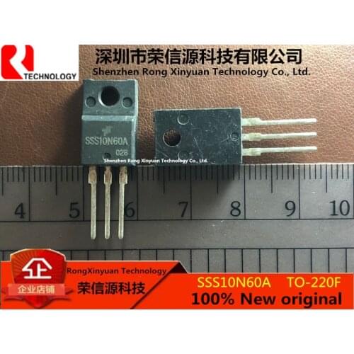 100% New original SSS10N60A TO-220F SSS10N60 10N60 Advanced Power MOSFET.600V,0.8mΩ,5.1A