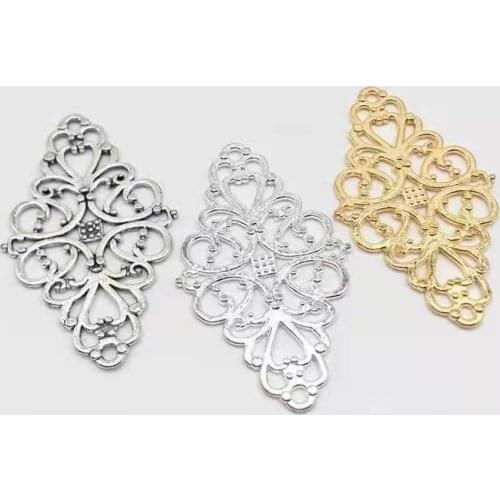 17 pcs Hollow flower connector charms for Jewelry Making DIY Handmade Necklace earring accessories