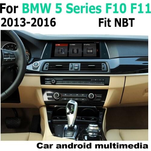 Car Android Touch Screen Multimedia Player Stereo Display navigation GPS For BMW 5 Series F10 F11 NBT 2013~2016 Audio Radio