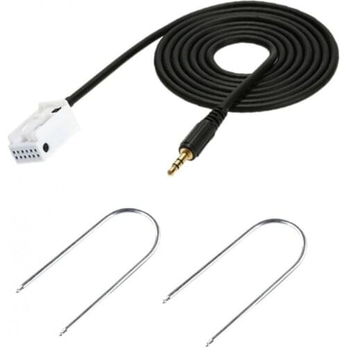 Car Stereo Aux input Cable Adaptor For Peugeot 307 308 407 408 Citroen C2 C5