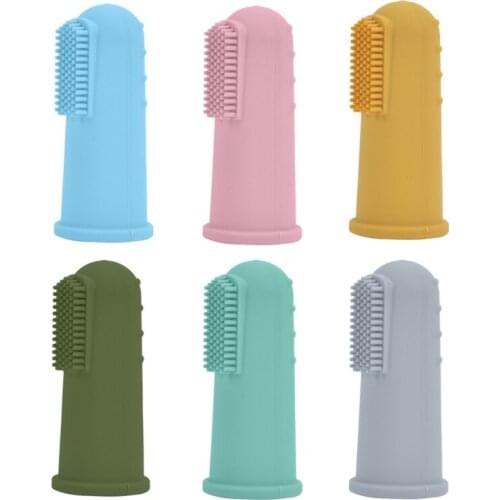 Baby Soft Finger Toothbrush BPA Free Silicone Infant Tooth Teeth Clean Brush Food Grade Silicone Bebes Oral