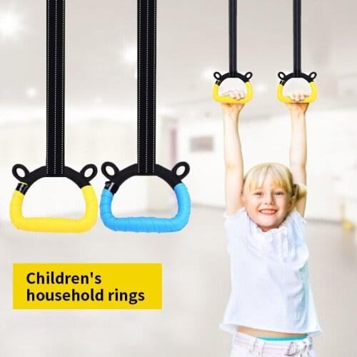 Selfree Kids ABS Gymnastic Rings Gym Rings With Adjustable Straps Heavy Duty Gym Equipment For Home Gym Train Workout