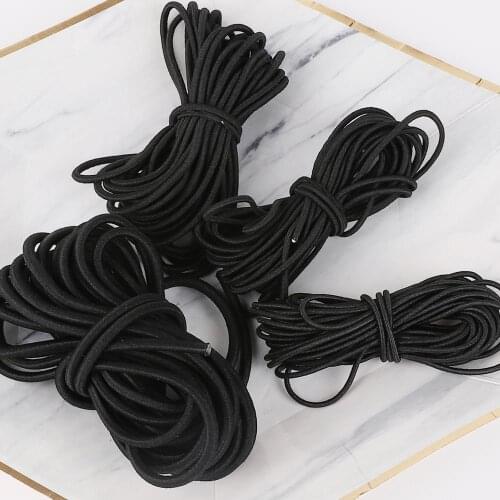 2Meter/lot 1/1.5/2/2.5/3/4/5mm Elastic Stretch Cord String Strap Rope for DIY Necklace Bracelet Jewelry Making Supplies