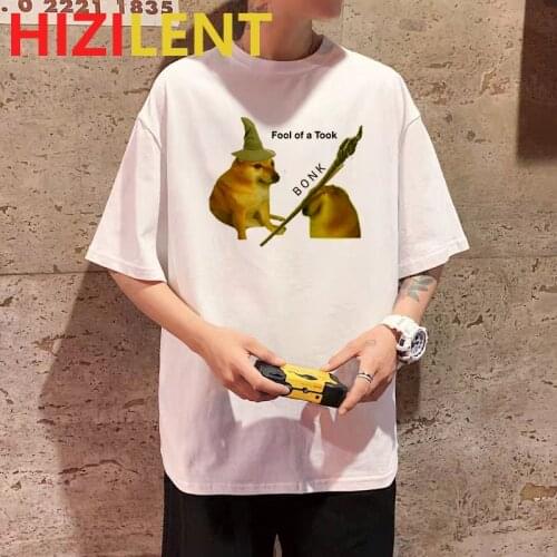 Unisex Men Women T Shirt Bonk Meme Doge Funny Streetwear Swole Doge Printed Tee casual short sleeve top tees y2k couple clothes