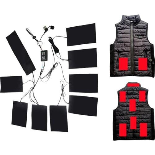 Clothes Heating Pad USB Charge Electric Vest Jacket Heating Sheet Heated Vest Veste Chauffante Usb Heater Chaleco Calefactable