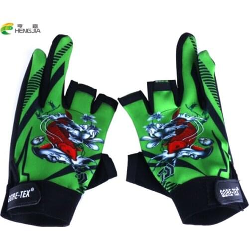 HENGJIA Fingerless Fishing Gloves