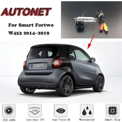 AUTONET Backup Rear View camera For Smart Fortwo W453 2014 2015 2016 2017 2018 2019 Original hole/license plate camera