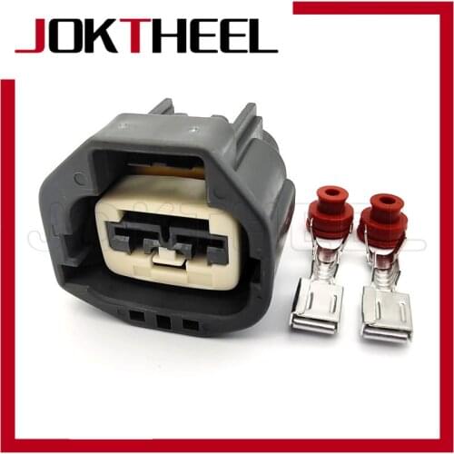 1/5/10/20 sets kit gray 2 Pin way 6.3mm female socket waterproof automotive electrical sensor plug auto connector 7283-5596-10