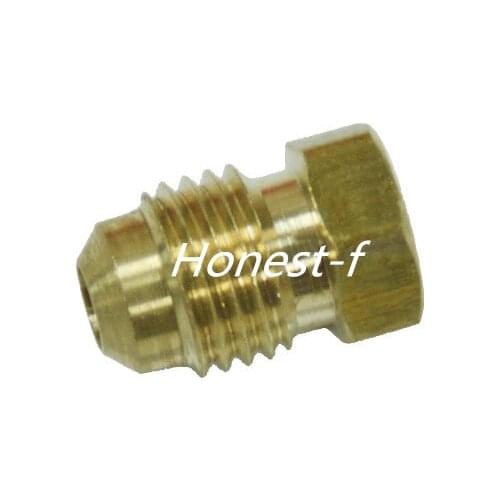 Brass Flare 3/8" OD Plug , Brass Flare Tube Fitting