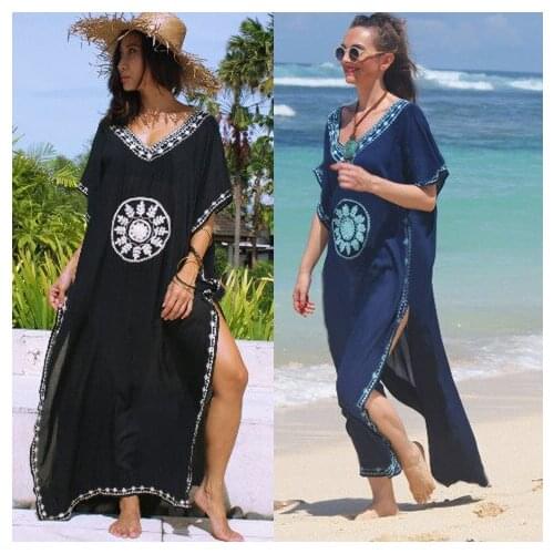 Maio Feminino Praia 2020 Bikini Pareo Swimwear Coverup Plus Size Cover Up Tunics Sarong Swim Covers For Women Salida De Playa