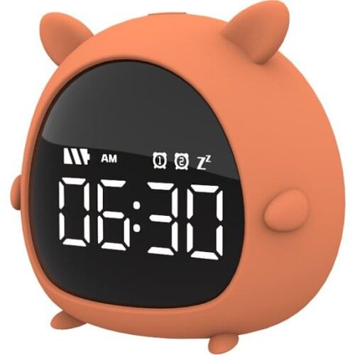 Cute LED Snooze Silent Alarm Clock Timer Electronic Digital Creative Alarm Clock Student Multi Function Alarm Clock Mini MM60NZ