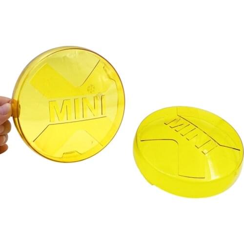 Mini cooper rally auxiliary light cap front bumper led light cover Golden Cover