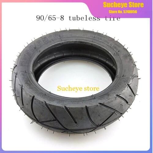 Motorcycle parts 90/65-8 Tubeless Tyres for Monkey motorcycle Electric Scooter 8 inch Four wheel motorcycle modified Vacuum tire