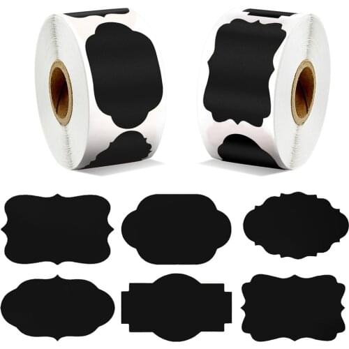 2*1.2inch 50-250pcs Blank Stickers scrapbooking labels sticker for Package and wedding decoration DIY stationery sticker