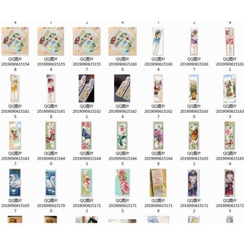 NEW 903 Bookmark Feather DIY Craft Stich Cross Stitch Needlework Embroidery Crafts Counted Cross-Stitching Kit NOT PRINTED-6TH