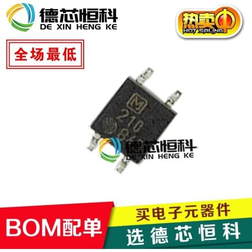 New imported original AQY210S SMD SOP4 optocoupler isolation AQY210SX AQY210 silk screen 210