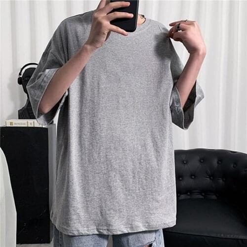 2021 Simple Fashion Summer New Mens Short-Sleeved T-shirt Cotton And Linen Led Casual Mens T-shirt Shirt Male Breathable
