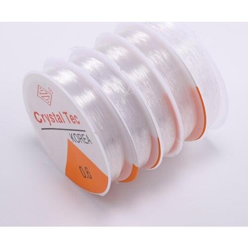 5 Roll mixed size Beading Stretch Cords Elastic Line for DIY Jewelry Making Supply Wire String Jewelry thread String Thread