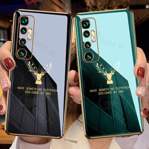 Luxury Pattern Plating Case For Xiaomi 11 10 10S 10T Pro Lite Case Lens Protection Shockproof Soft For Xiaomi 10 10S 10T Cover