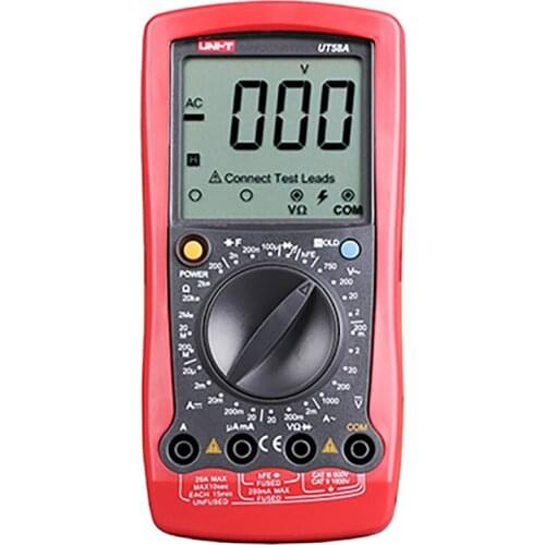 UT58A UT58B UT58C UT58D UT58E General Digital Multimeter