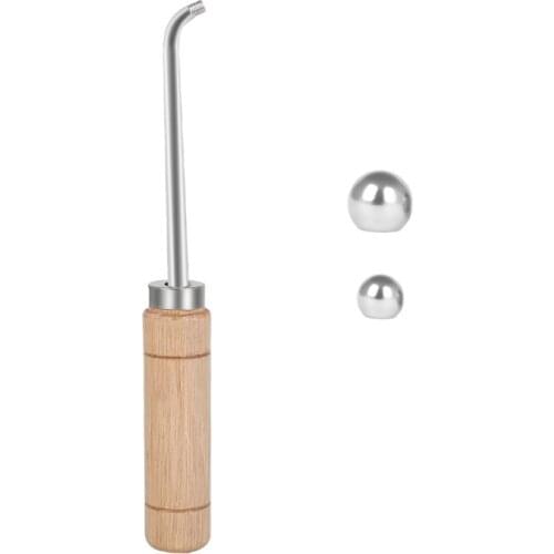 Wind Instrument Wooden Handle Pressure Roller Repair Stick Tools for Horn Trombone Saxophone Repairing Tools Parts