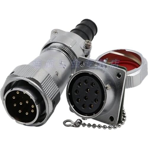 WY32 TI+Z Waterproof Wire Panel Aviation Connector Automotive High Voltage Aadpter 4Pin 6Pin 8Pin 10Pin 11Pin 12Pin 13Pin 19Pin