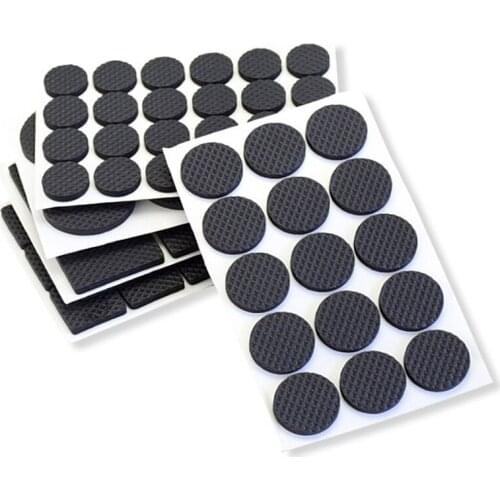 Protecting Furniture Leg Feet TRP Rubber Pads Felt Pads Anti Slip Self Adhesive For Chair/Table/Desk/Wooden floor mat YH-460254