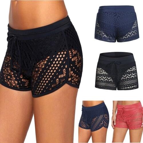 Women Swimming Suit Swimwear Women Bathing Suit Summer Swimming Sbort Nylon Shorts Women Swim Briefs Trunks Conservative Running