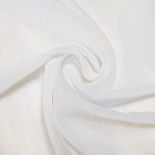 50 colors Beige Chiffon Fabric Solid Color New Fashion 58 Inch Polyester Black Burgundy Fabric Cloth For Bridal Wedding Dress