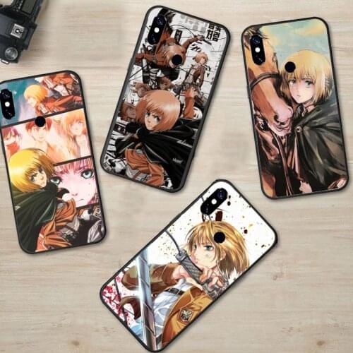Japan anime Attack on Titan Armin Phone Case For Xiaomi Redmi Note 4 4x 5 6 7 8 pro S2 PLUS 6A PRO