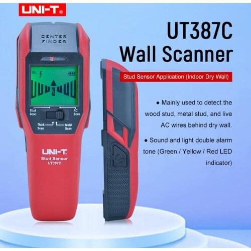 UNI-T Digital Stud Finder Wall Scanner Sensor 4 in 1 digital Wall Electric Wall/Wooden beam/metal object/electric wire Detector
