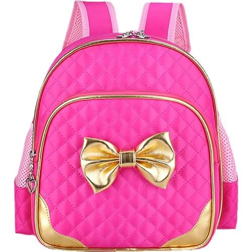 Kindergarten Children Schoolbag Princess Bow Cartoon Backpack Baby Girls School Bags Kids Satchel Baby Backpack Mochila Infantil