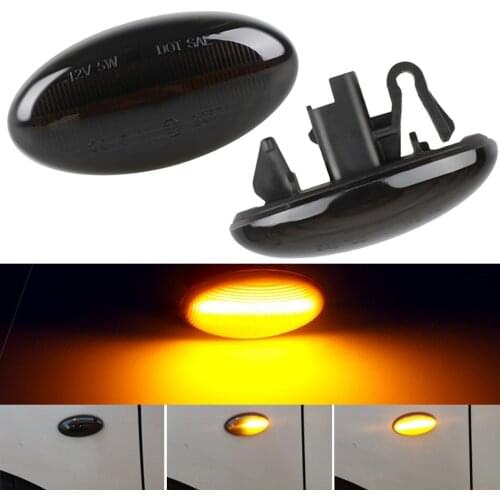 For Peugeot 206 207 407 307 107 607 Citroen C4 C3 C5 Picasso LED Car Side Marker Light Xsara Berlingo Partner Carro Luces Para