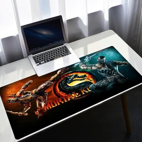 90x40CM XXL Mousepad Gamer Gaming Mouse Pad Computer Accessories Keyboard Laptop Padmouse Desk Mat Mouse Pad Gamer Mortal Kombat