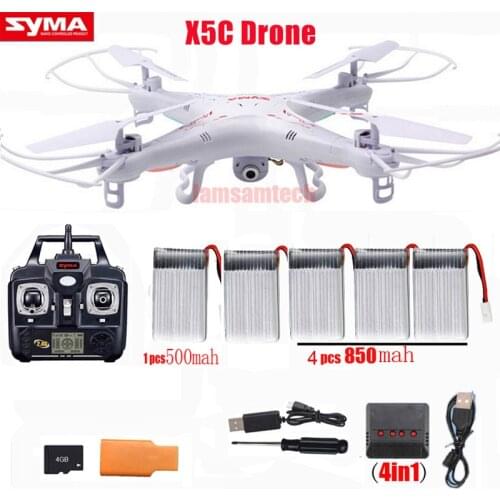 Original Syma X5C/ x5c-1 RC Quadcopter Drone With Camera or Syma X5 rc helicopter dron no camera