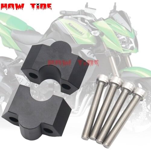 Motorcycle accessories add a highly adaptable handlebar lift adapter for KAWASAKI Z800 Z 800 Z 300 Z250 Z 250 2003-2018