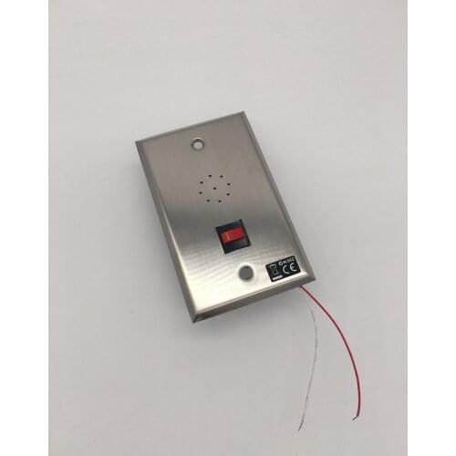 Superlux PRA448S Wall-mounted Dynamic Microphone for museum venues factories intercom flush mount microphone,DPDT push switch