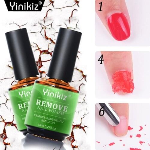 2019 New Fast Remove Green Health Manicure Nail Art Accessory Nails Art Transparent Liquid Degreaser Sticky Remover Gel Liquid