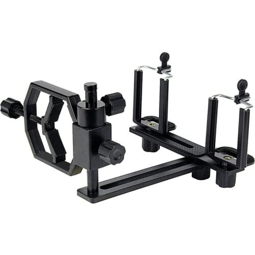 Datyson Fully Metal Camera Adapter Smartphone Adapter Telescope adapter for Binocular Monocular With 2pcs Phone Brackets