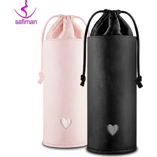 Portable 99% UV Sterilizing Storage Bag for Vibrator Dildo Clitoris Stimulator Adult Sex Toys Sealable PU Big Space Soft Box