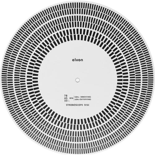LP Vinyl Record Turntable Phono Tachometer Calibration Strobe Disc Stroboscope Mat 33 45 78 RPM