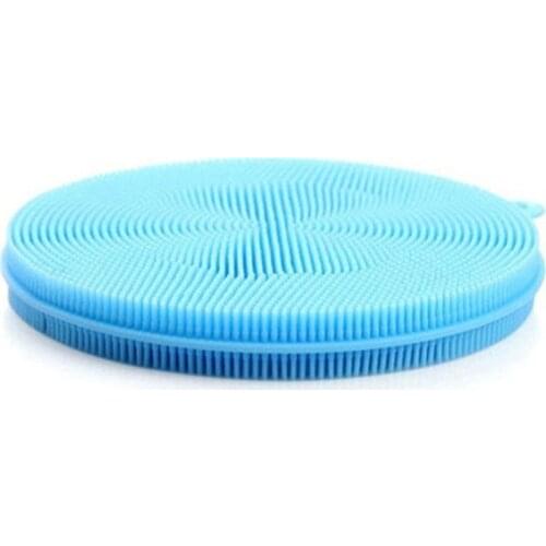 Silicone Sponge Dish Washing Kitchen Scrubber Food-Grade Dishes Multipurpose Sponges Non Stick Cleaning Kitchen Brush