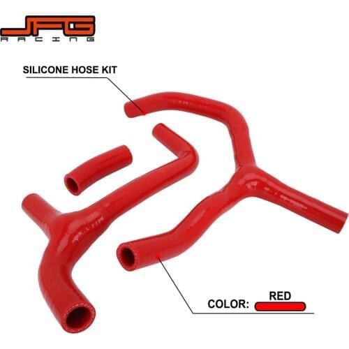 Motorcycle Silicone Radiator Coolant Hose For HONDA CRF450R CRF 450R 2009 2010 2011 2012 Dirt Bike MX Enduro Racing