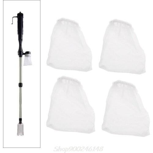 4Pcs Replacement Filter Bags For Aquarium Battery Powered Gravel Cleaner Jy28 20 Dropship