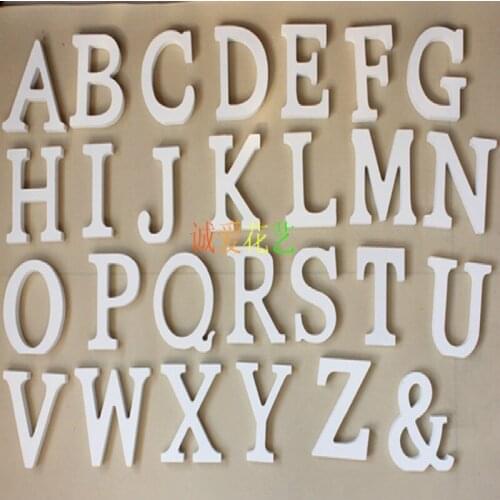 Home Decorations Artificial Wood White Letters Wooden Letters Of Wedding Birthday Wedding Decorations Gifts