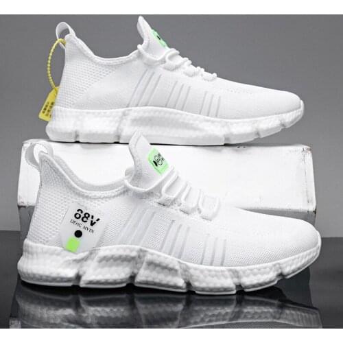 Green Breathable Cheap Running Shoes Men White Black Weaving Red Outdoor Marathon Sneakers Lightweight Keep Sport Shoe size 7-12